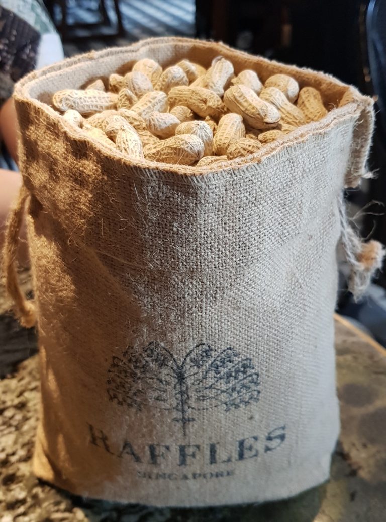 Bag of peanuts at the Long Bar
