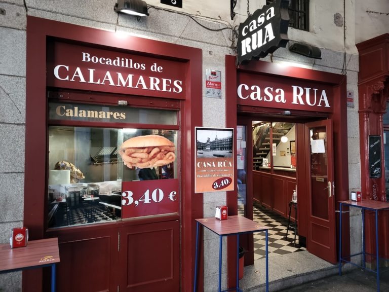 Casa Rua - Best Fried Calamari Sandwich in Madrid