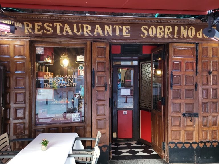 Sobrino de Botin - Best, Historic Traditional Restaurants Madrid